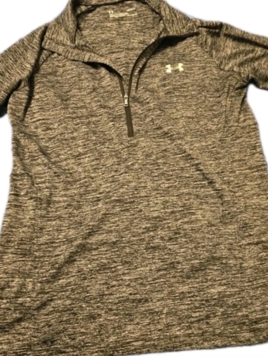 Under Armour Tops - Under Armour HeatGear Quarter Zip Long Sleeve Women Large Athlesuire Lightweight
